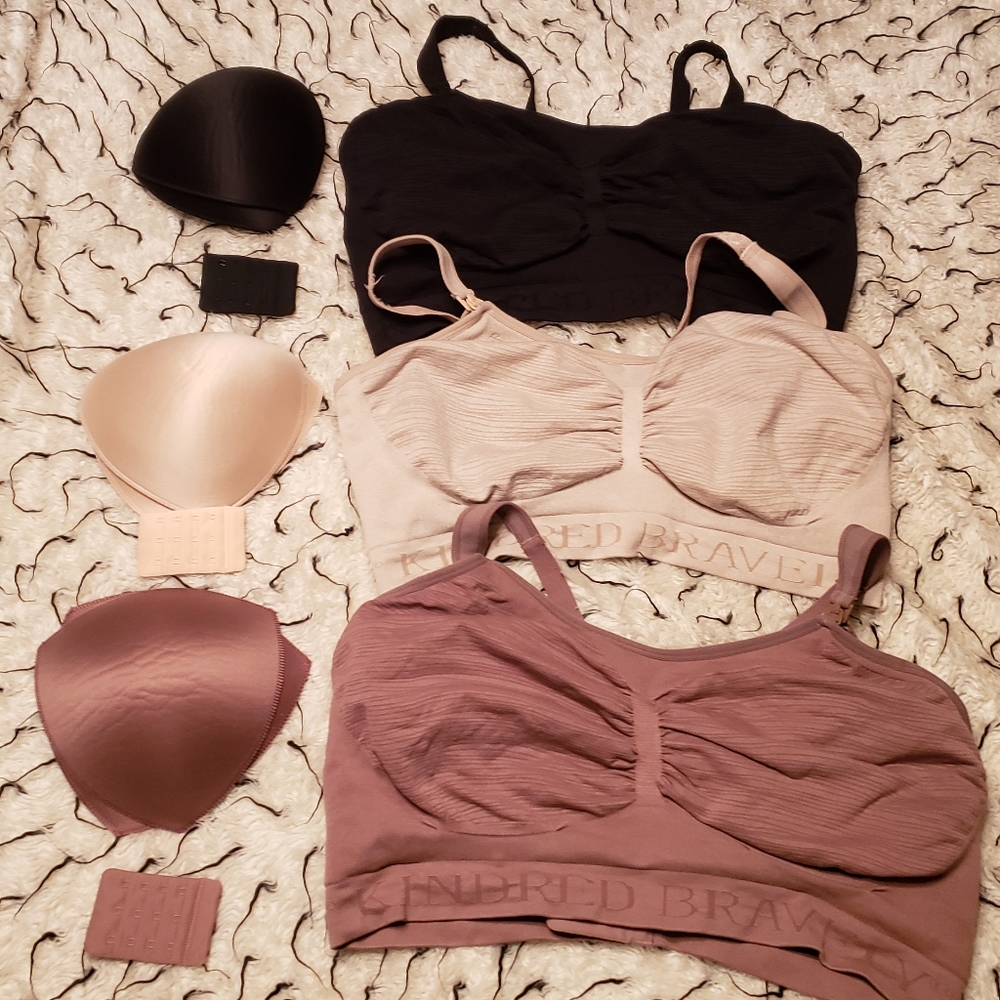Kindred Bravely convertible pumping/nursing bra bundle